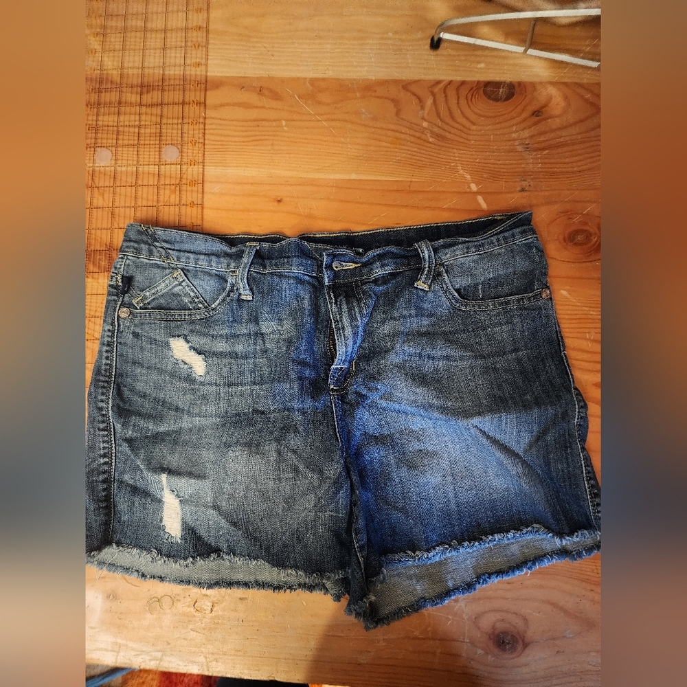 Rock & Republic Denim Blue Women's Shorts